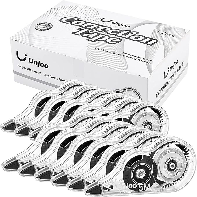 Unjoo White Correction Tape, For school by Unjoo