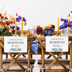 ChissNook Reserved Seating Chair Signs, This Row Is Reserved Pew Cloths Seating - Image 6