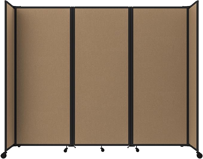 Versare Room Divider 360 Portable Wall Partition | Folding Panels | Large by VERSARE