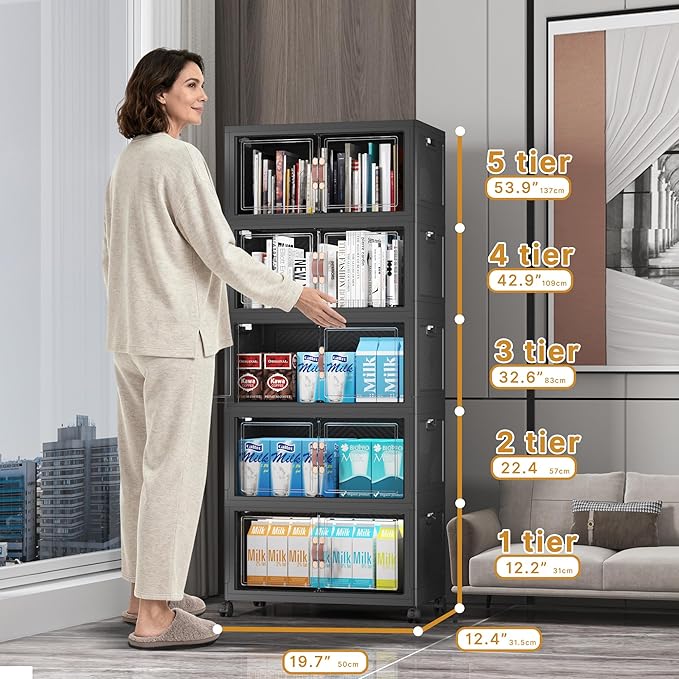 UAMFURI Extra Large Stackable Storage Bins - Image 2