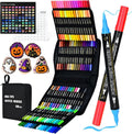 acrylic paint pens, dual tip with brush &, main product view