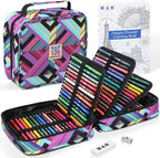 H & B 120 Colored Pencils Set, Art Pencil Kit by HB