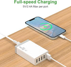 USB Wall Charger, Desktop USB Charging Station - Image 2