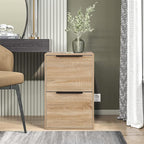 FATIGOS Wood File Cabinet 2 Drawer Filing Cabinets - Image 9