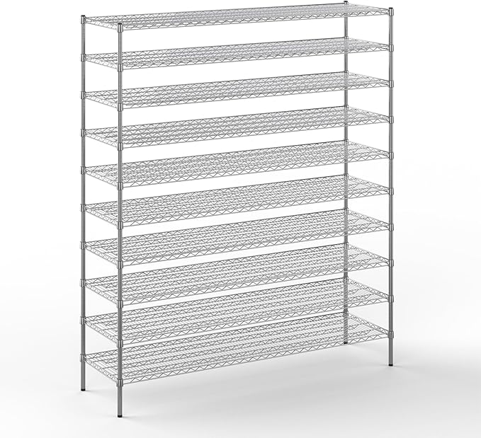 Regal Altair 21" Deep x 72" Wide x 86" Height Wire Shelving Kit | 10-Tier | NSF by Regal+Altair