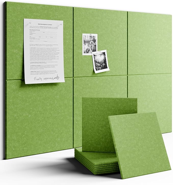 Fluxynara Large Felt Bulletin Board 36" x 24"Cork Board Alternative by FLUXYNARA