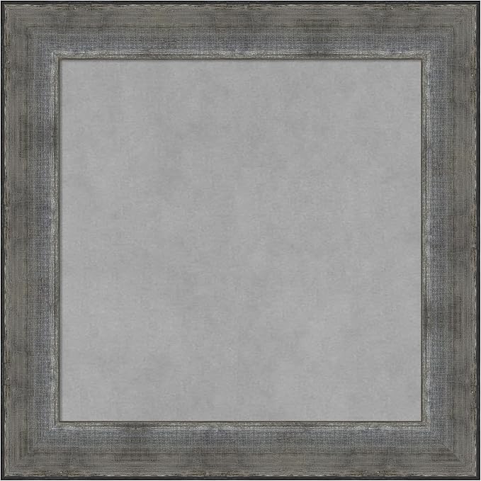 Amanti Art Silver Framed Magnetic Board 20x20 Small Vision Board by AmantiArt