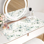 QIYI Large Mouse Pad, Cute Green Leaves Desk Mat - Image 6