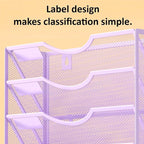 Kuntine.B Wall File Organizer Office Hanging Magazine Holder Wall File Organizer - Image 5