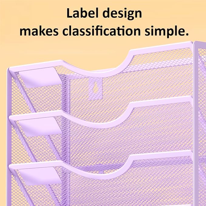 Kuntine.B Wall File Organizer Office Hanging Magazine Holder Wall File Organizer - Image 5
