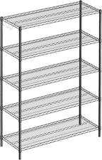 Guan River 5-Shelf Adjustable Metal Shelf Wire Shelving Unit Heavy Duty Storage by GuanRiver