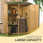 outsunny outdoor storage cabinet waterproof asphalt rood lockable, close-up detail