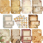 TaoBary 160 Pcs Stationery Paper Set 50 Double Sided Stationery Papers by TaoBary