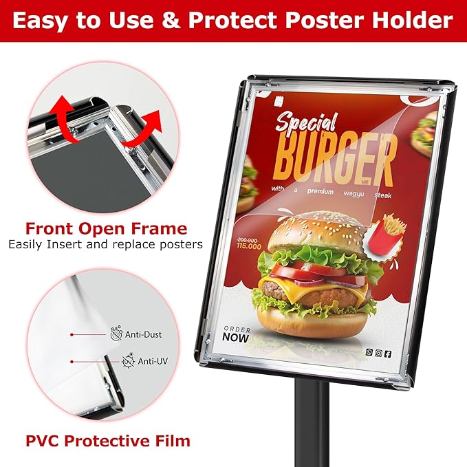 VAIIGO Heavy Duty Sign Holder Stand 8.5x11 Inch - Image 5