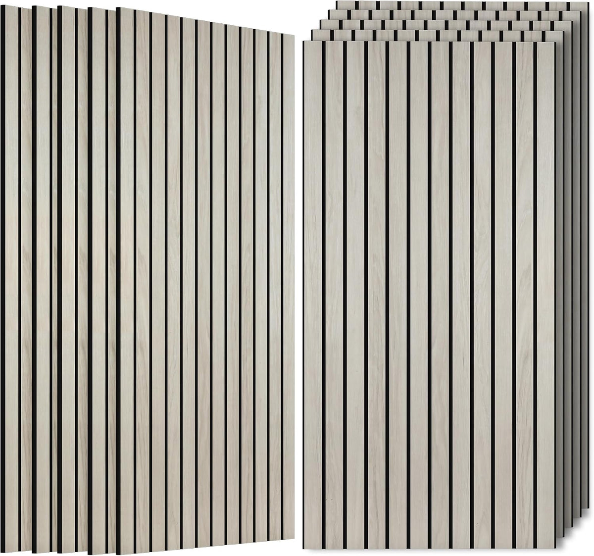 10 Pack Large Acoustic Panels 47.2”x23.6”, Decorative Acoustic Wall Panel