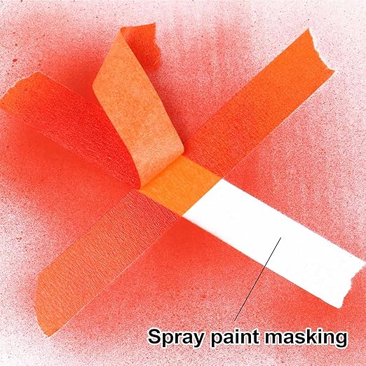 BOMEI PACK Orange Painters Tape 1 Inch - Image 6
