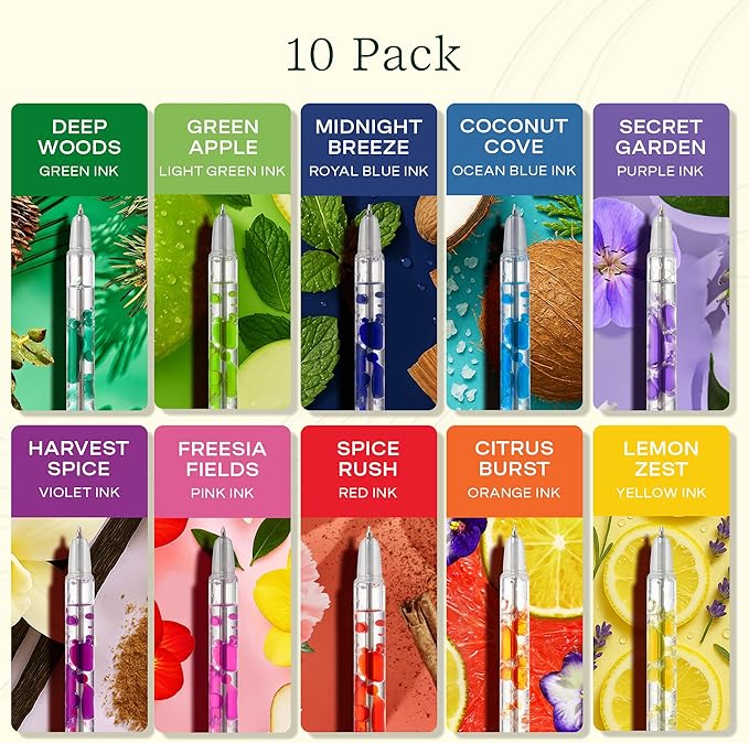 Lifelines Scented Lava Gel Pen Set - Image 4