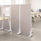 Bush Business Furniture 24W x 55H Freestanding Privacy Screen in Warm Beige - Image 2