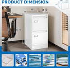 BYNSOE 2 Drawer File Cabinet - Image 4