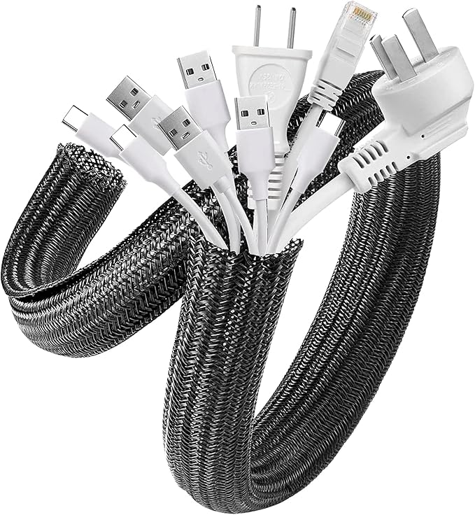 AGPTEK Cable Sleeve Cover, 25ft by AGPTEK