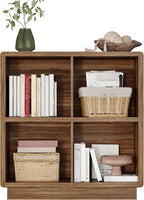 ChooChoo 4 Cube Storage Organizer, Wooden Bookcase - Image 4