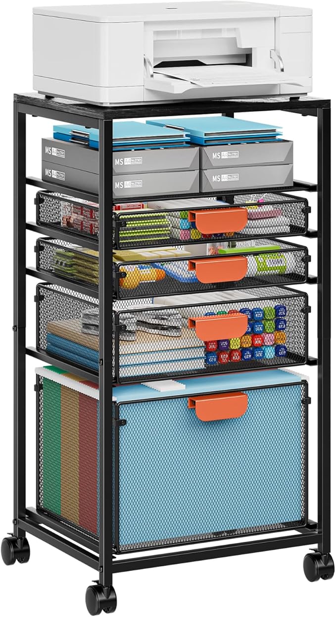 Marbrasse Rolling File Cart by Marbrasse