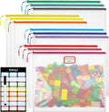 YOPCDJ 12pcs Mesh Zipper Pouch Bags, A4 Puzzle Bag by YOPCDJ