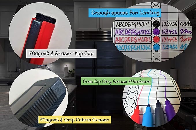 Multi-use Magnetic to-Do List Board Chore Chart List Goal Planner Task Habit - Image 6