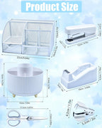 LXEVIHK 20Pcs White Desk Organizers and Accessories - Image 5