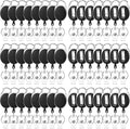 50 Pcs Badge Reels Retractable Heavy Duty Id Badge Holders Retractable Clip by TINSKY