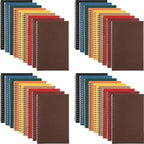 Yahenda 36 Pcs Spiral Notebook Bulk A5 Journal Lined 8.3'' x 5.5'' Writing by Yahenda