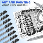 Permanent Markers, Ultra Fine Point, Fine tip permanent marker set, quick dry - Image 8
