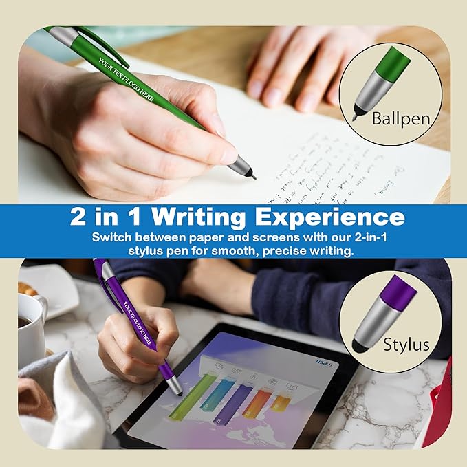Personalized With your Custom Logo or Text Pens-Pack of 300- - Image 6