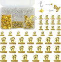 505 Pcs Push Pins Set 5 Style Thumb Tacks Decorative Push Pins Gold Metal Thumb by Unknown