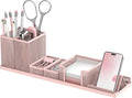 SUPEASY Pen Holder for Desk, 6 Piece Mesh Desk Organizer set for Office by SUPEASY