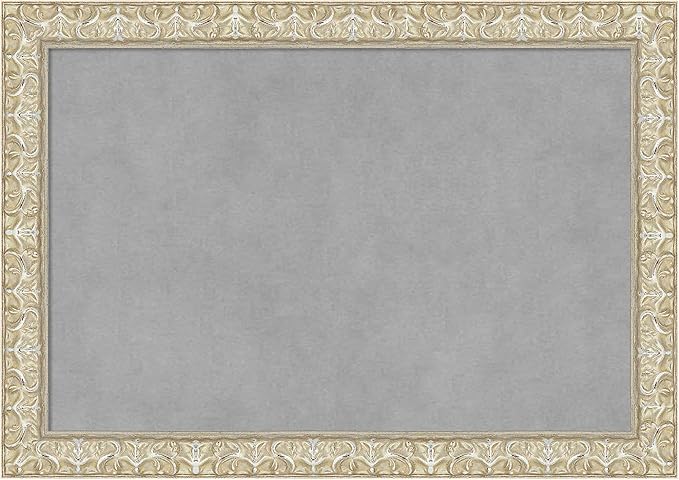 Amanti Art Silver Framed Magnetic Board 14x20 Small Vision Board by AmantiArt