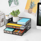 Marbrasse 3 Tier Mesh Desk Organizer - Image 2