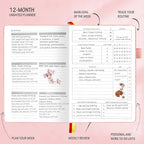 Undated Luxurious Weekly & Monthly Planner to Increase Productivity Hit Your - Image 4