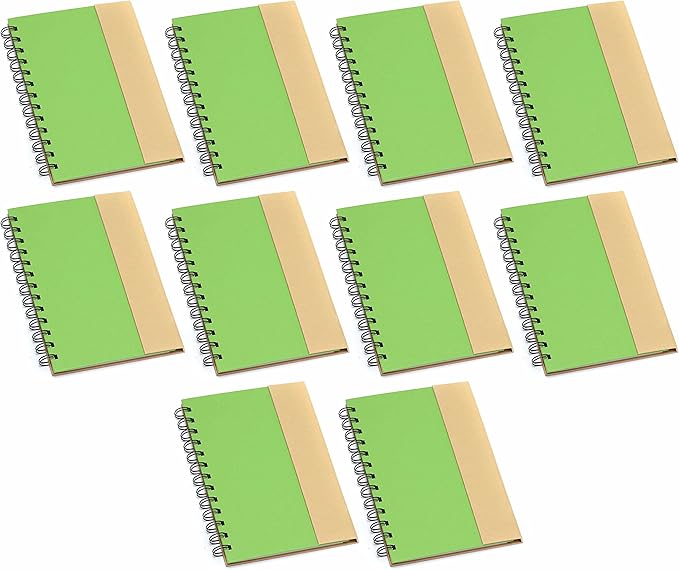 DISCOUNT PROMOS Eco Friendly Spiral Notebooks by DISCOUNTPROMOS