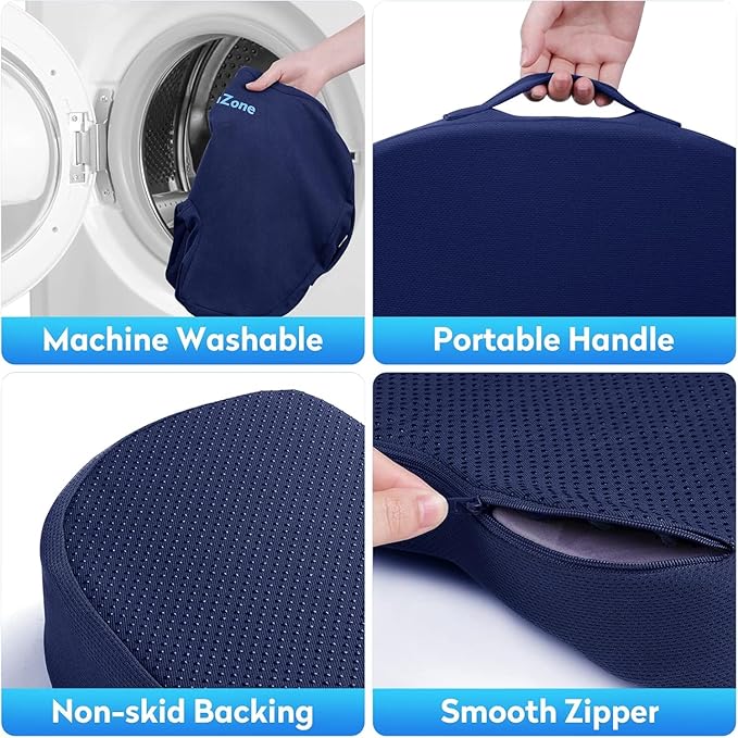 XXL Seat Cushion Office Car Seat Cushion, Memory Foam Cushion - Image 4