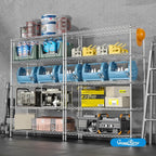 Guan River 5-Shelf Adjustable Metal Shelf Wire Shelving Unit Heavy Duty Storage - Image 8