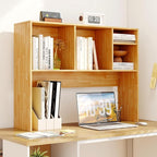 Tangkula Desktop Bookshelf, Countertop Storage Hutch - Image 2