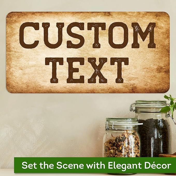 Custom Sign, Custom Street Sign, 11 Font Colors, 13 Font Styles, 4 Hole Options - Image 4