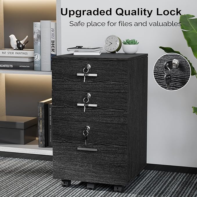 VINGLI 3-Drawer File Cabinet - Image 5