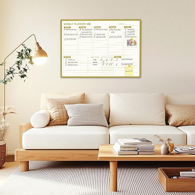 Large Weekly Dry Erase Board for Wall - Image 7