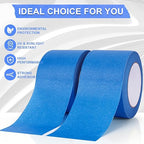 NEOACT 10 Rolls Blue Painters Tape 3 Inches, 55 Yards Multi-Surface Masking - Image 3