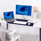 AFIING Dual-Sided Desk Pad, Natural Cork & PU Leather, Desk Mat Protector - Image 6