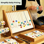 3500 Pcs Price Stickers for Garage Sales, Pre-Printed 25¢ to $20 & Blank Yard Sale Price Tags, Pricing Labels Removable Adhesive No-Residue for Yard Sale Sign Supplies, Rummage Sale & Small Business
