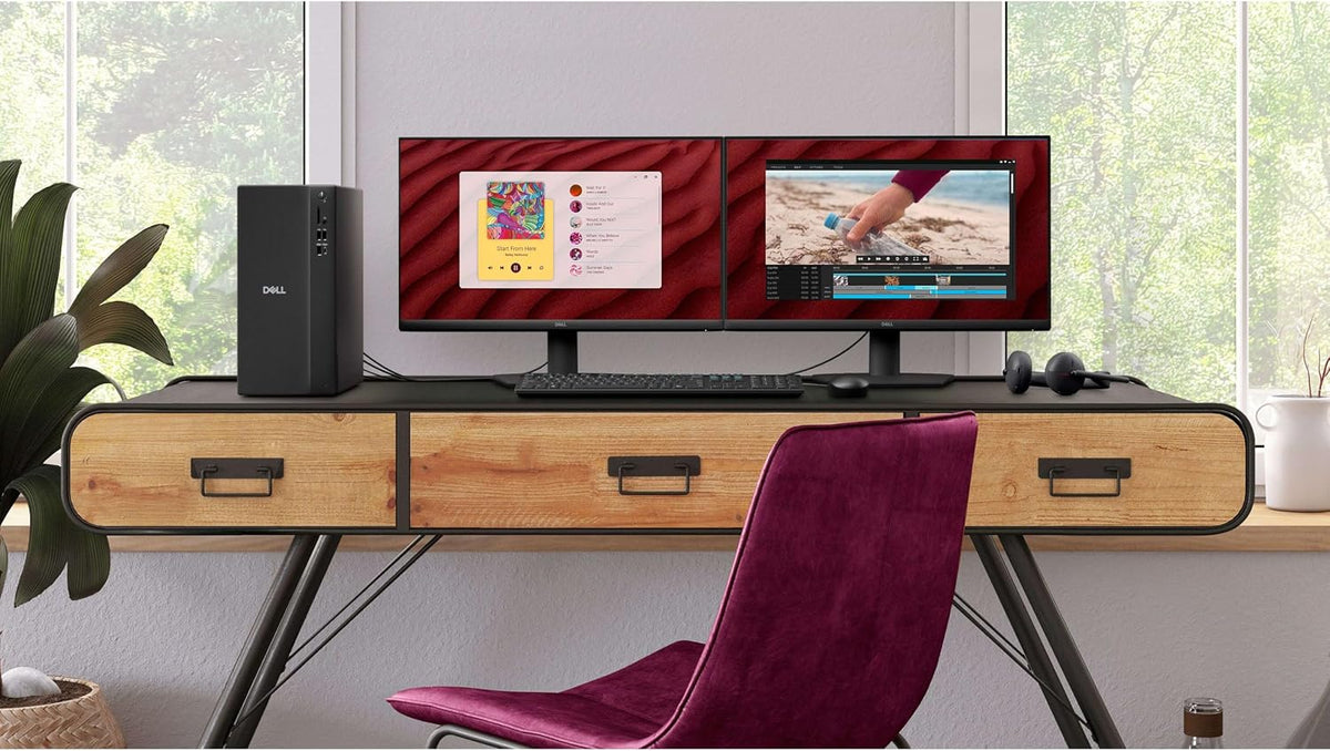 Dell Tower Desktop ECT1250, Intel i3-14100, 16GB DDR5 512GB SSD, Win 11 Pro