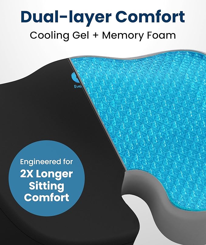 Everlasting Comfort Doctor Recommended Memory Foam Seat Cushion - Image 2